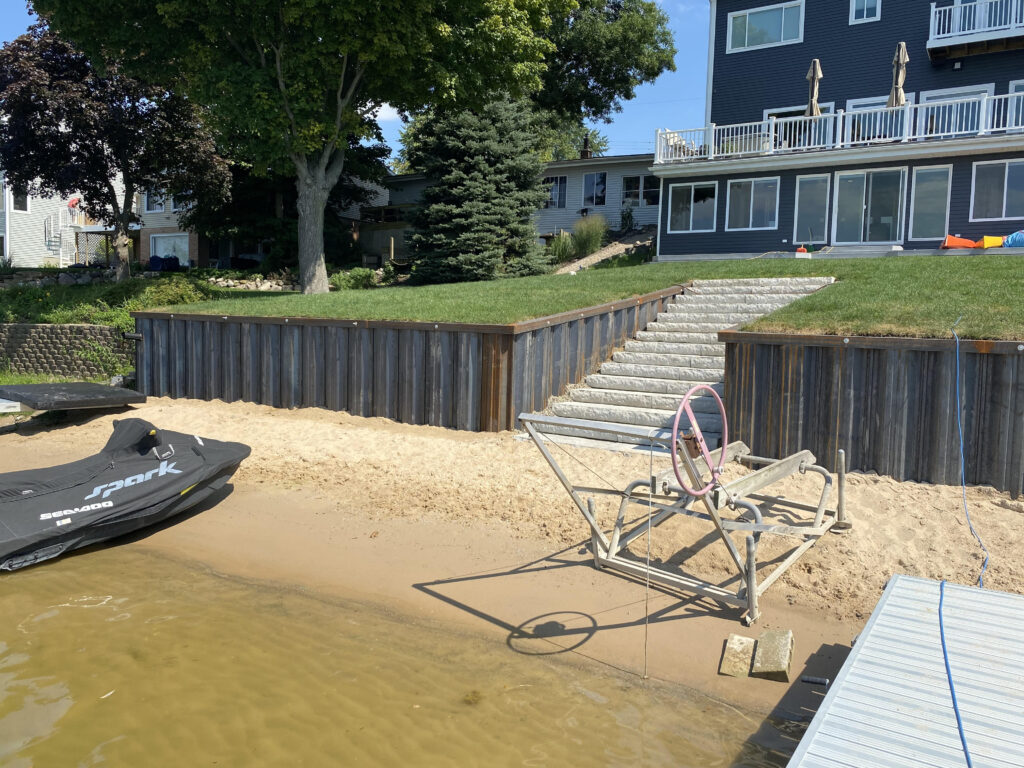 Seawall construction MI